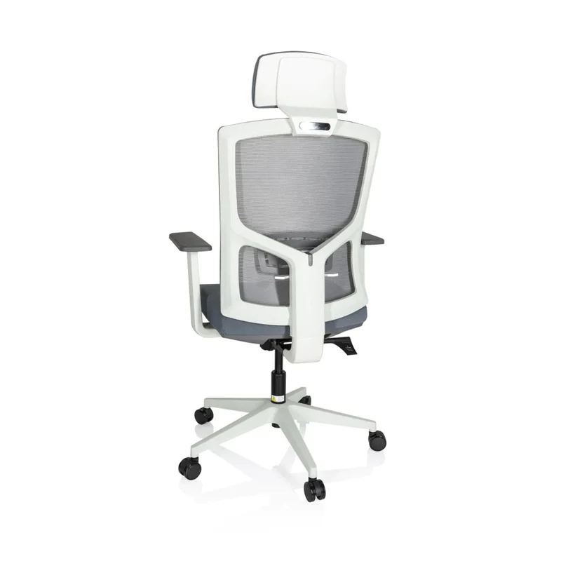 B-Ware hjh OFFICE Bürostuhl Drehstuhl Stuhl CAPTIVO BASE W Stoff Netzstoff grau