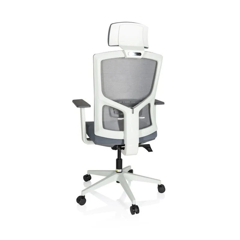 B-Ware hjh OFFICE Bürostuhl Drehstuhl Stuhl CAPTIVO BASE W Stoff Netzstoff grau
