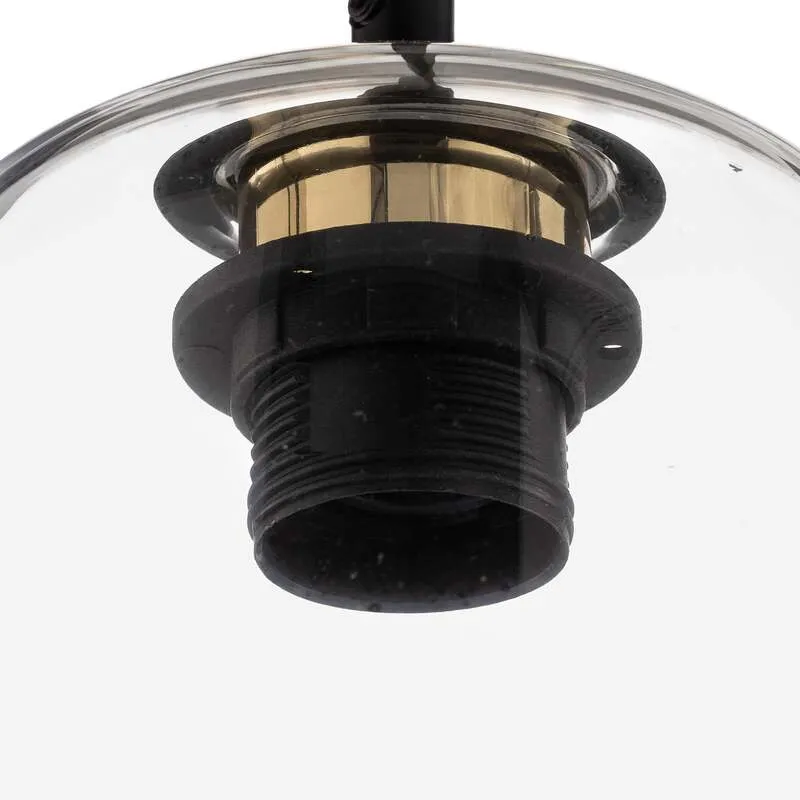 B-Ware Euluna Hängeleuchte Kaja Hängelampe Deckenlampe E27 dreiflammig Glasschirme klar