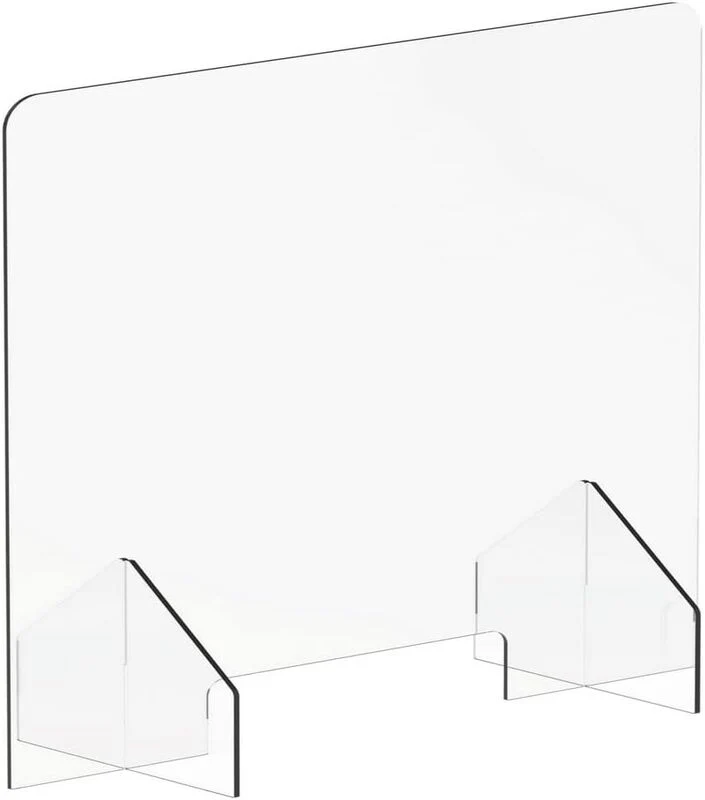 B-Ware hjh OFFICE Thekenaufsatz Aufsteller Spuckschutz Acryl transparent 65x90 cm118