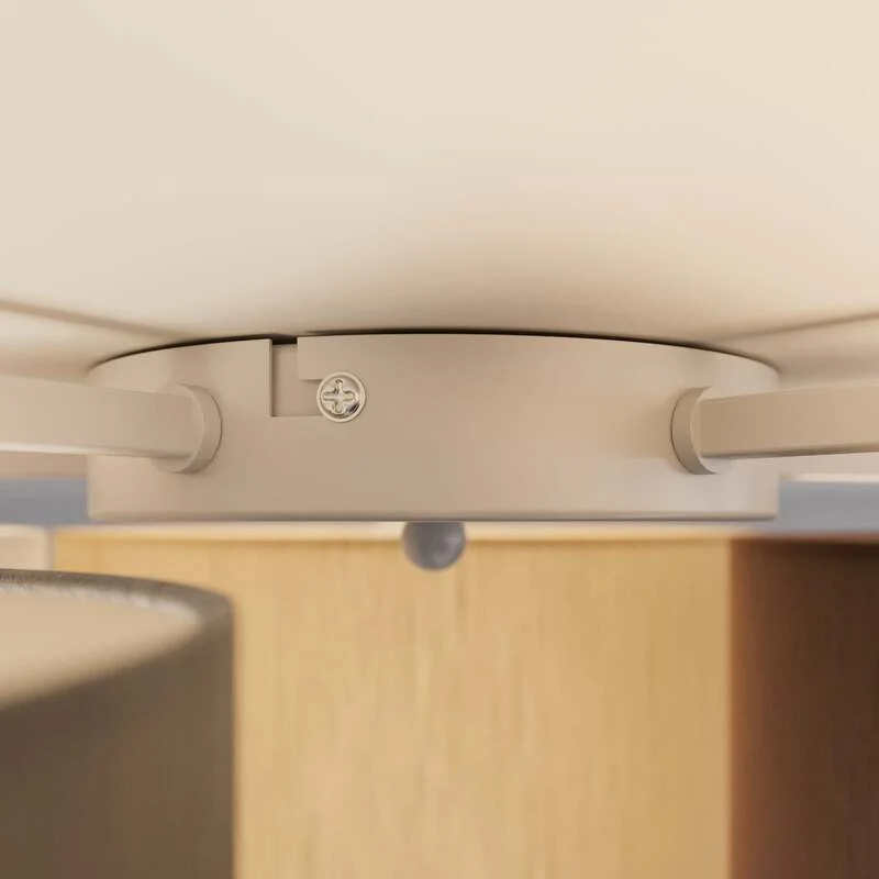 B-Ware Lindby Laurenz Deckenlampe Hängelampe 5-flmg E27 90cm braun-beige SIEHE TEXT