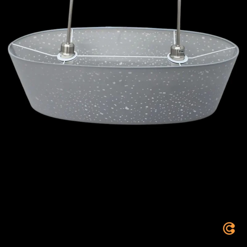 B-Ware Lampenwelt Design Pendelleuchte Hängelampe Grau modern Esszimmer SIEHE TEXT/FOTO