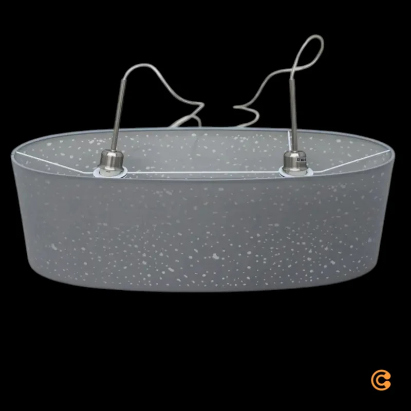 B-Ware Lampenwelt Design Pendelleuchte Hängelampe Grau modern Esszimmer SIEHE TEXT/FOTO