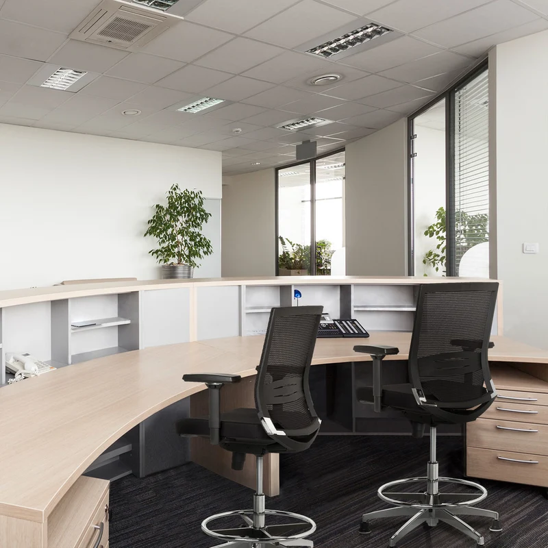 B-Ware hjh OFFICE Counterstuhl Arbeitsstuhl Sitzmöbel Netzstoff SIEHE TEXT/FOTO