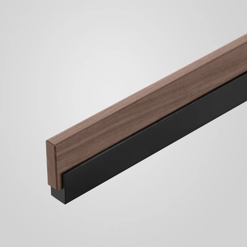 B-Ware Quitani Hängelampe Pendelleuchte LED Leuchte Keijo Nussbaum Schwarz 123 cm Lampe