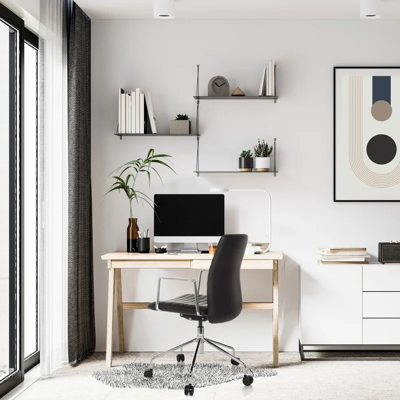 B-Ware hjh OFFICE Bürostuhl Chefsessel Drehstuhl VEMONA 30 Kunstleder Stuhl Schwarz