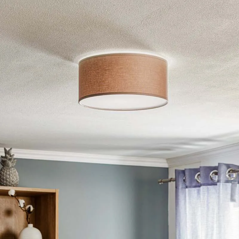 B-Ware Euluna Deckenlampe Rondo Deckenlampe Wohnzimmerlampe E27 cappuccino Ø 30 cm