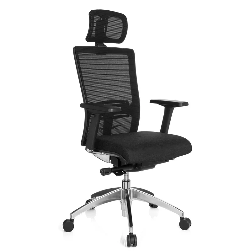 B-Ware hjh OFFICE Bürostuhl Chefsessel Drehstuhl ASTRA LUX schwarz SIEHE TEXT