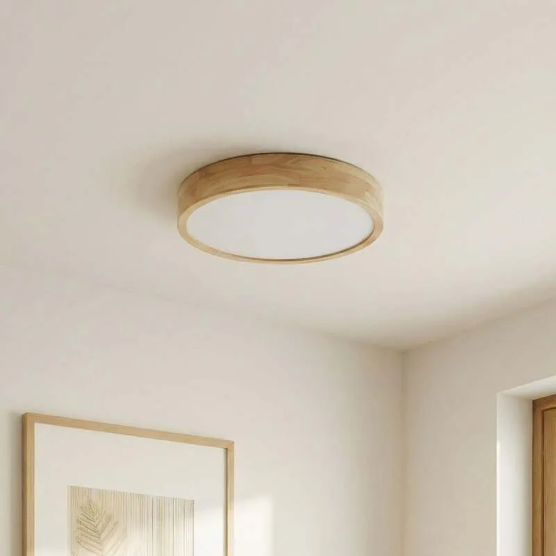 B-Ware Lindby Tanju Deckenlampe Deckenlicht Lampe Leuchte E27 Eiche SIEHE TEXT/FOTO777