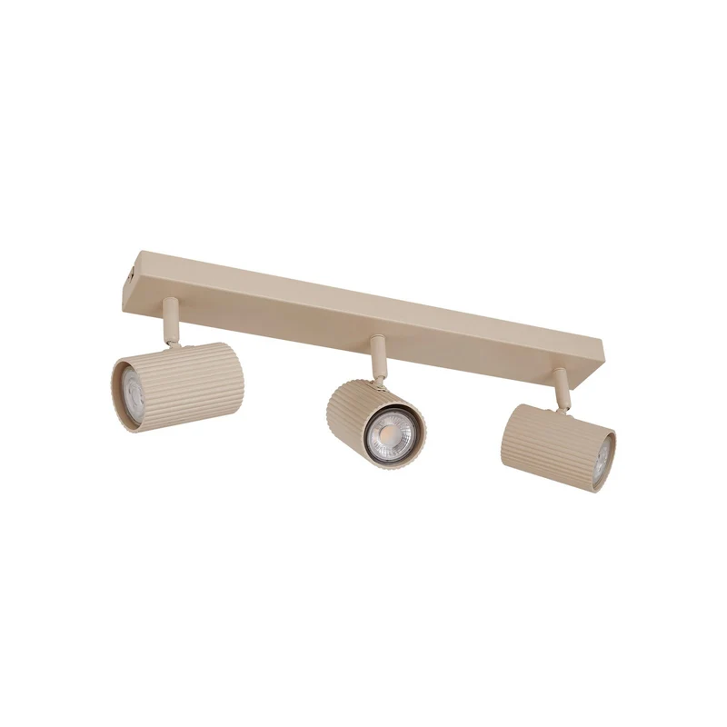 B-Ware Lindby Deckenspots Strahler Kardis beige 3-flammig Metall GU10 LED Beleuchtung