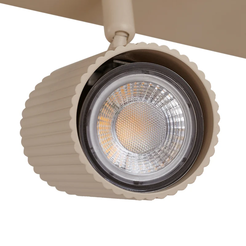 B-Ware Lindby Deckenspots Strahler Kardis beige 3-flammig Metall GU10 LED Beleuchtung