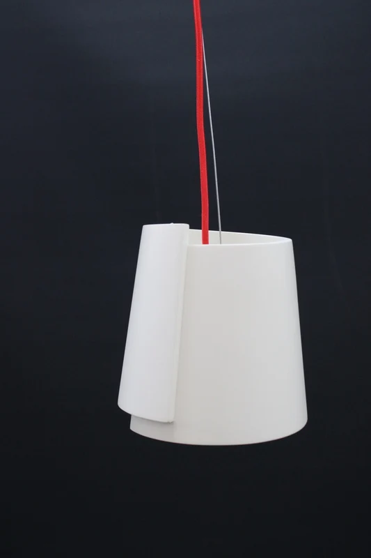 B-Ware Deko Light Hängeleuchte Twister I Hängelampe Deckenlampe Leuchte weiß Ø 18 cm