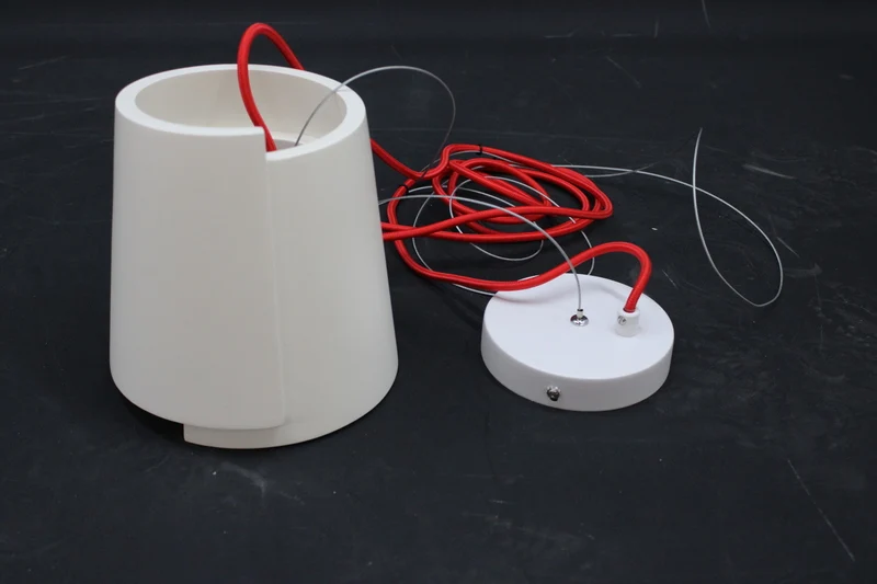 B-Ware Deko Light Hängeleuchte Twister I Hängelampe Deckenlampe Leuchte weiß Ø 18 cm