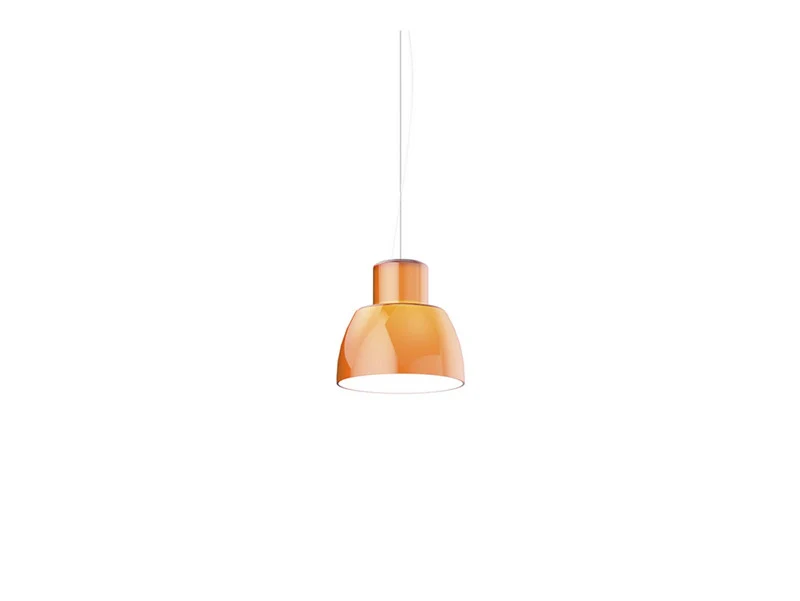 B-Ware Lorosae Pendelleuchte Hängeleuchte Sicilian Orange LED Lampe Leuchte Ø20cm