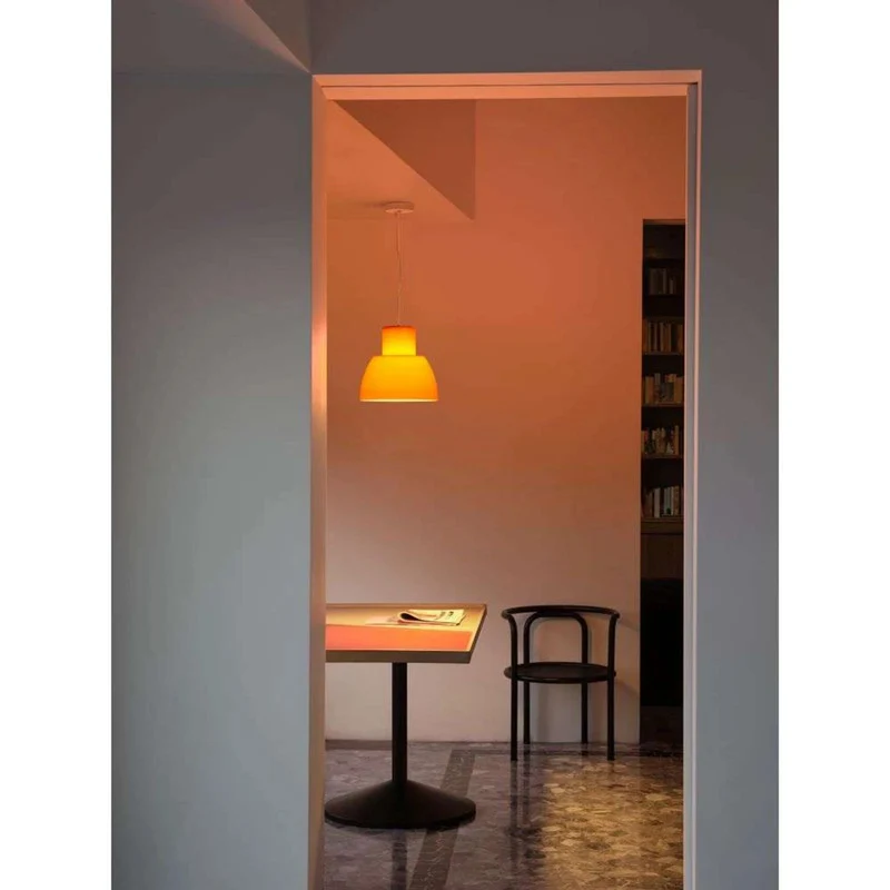 B-Ware Lorosae Pendelleuchte Hängeleuchte Sicilian Orange LED Lampe Leuchte Ø20cm