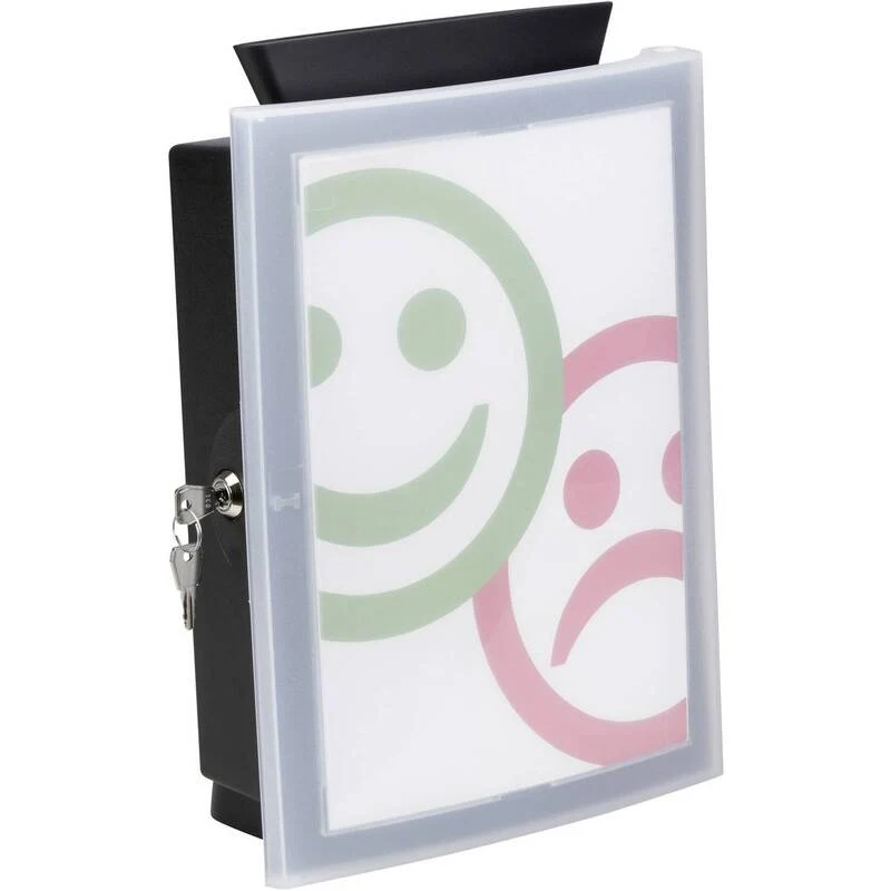 B-Ware HAN Aktionsbox IMAGE'IN Einwurfbox Spendenbox Schwarz 26x37.5x12.8cm 1 Stück