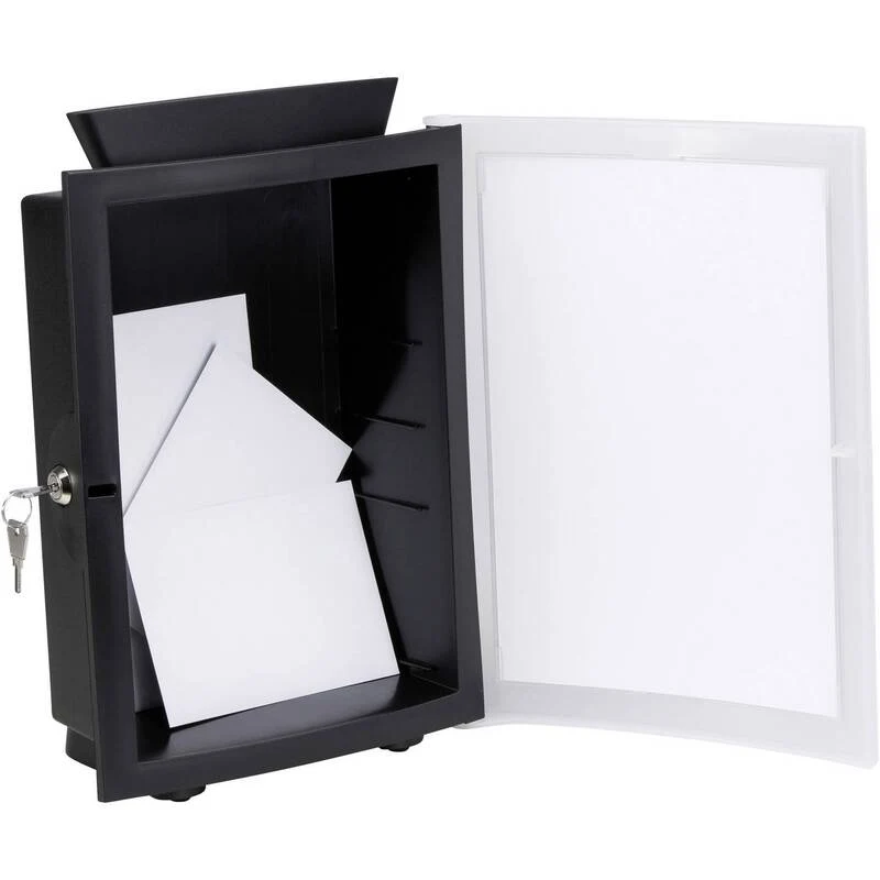 B-Ware HAN Aktionsbox IMAGE'IN Einwurfbox Spendenbox Schwarz 26x37.5x12.8cm 1 Stück