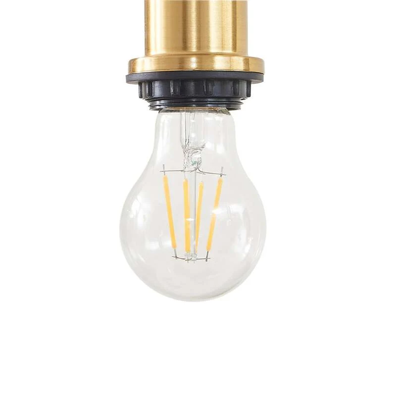 B-Ware Lindby Hängeleuchte Hildur LED Pendelleuchte Lampe Licht dimmbar rauchgrau 118cm
