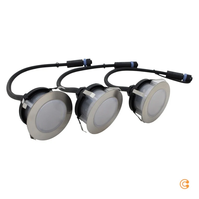 B-Ware Paulmann Einbauleuchte Spot LED Plug Shine Set Leuchte silber warmweiß dimmbar