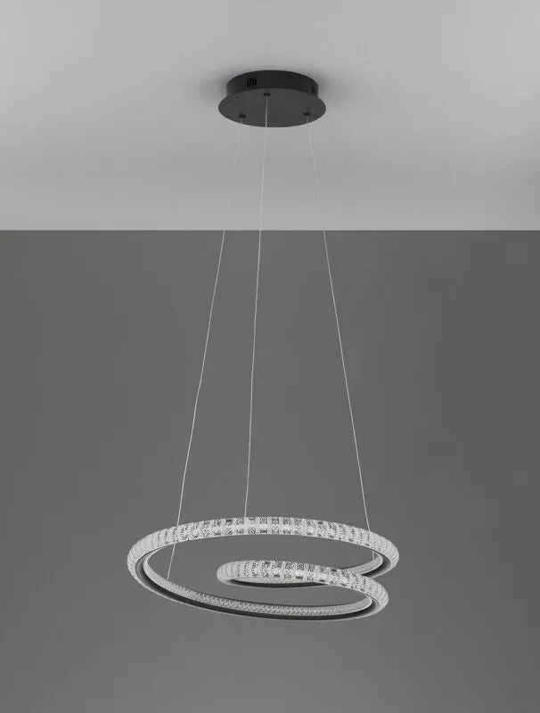 B-Ware Nova Luce Pendelleuchte Hängeleuchte LED GINEVRA dimmbar 48 cm SIEHE TEXT/FOTO