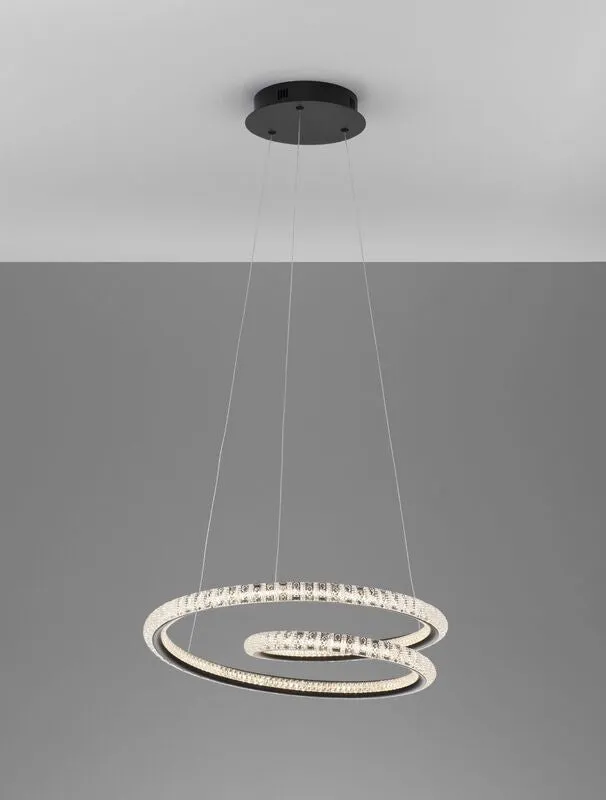 B-Ware Nova Luce Pendelleuchte Hängeleuchte LED GINEVRA dimmbar 48 cm SIEHE TEXT/FOTO