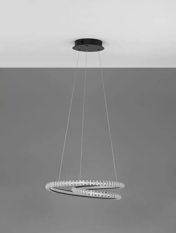 B-Ware Nova Luce Pendelleuchte Hängeleuchte LED GINEVRA dimmbar 48 cm SIEHE TEXT/FOTO