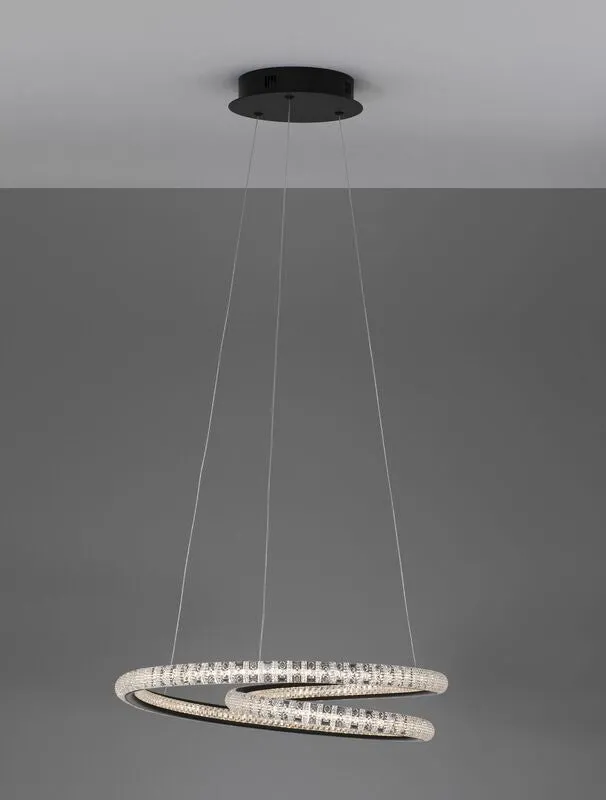 B-Ware Nova Luce Pendelleuchte Hängeleuchte LED GINEVRA dimmbar 48 cm SIEHE TEXT/FOTO