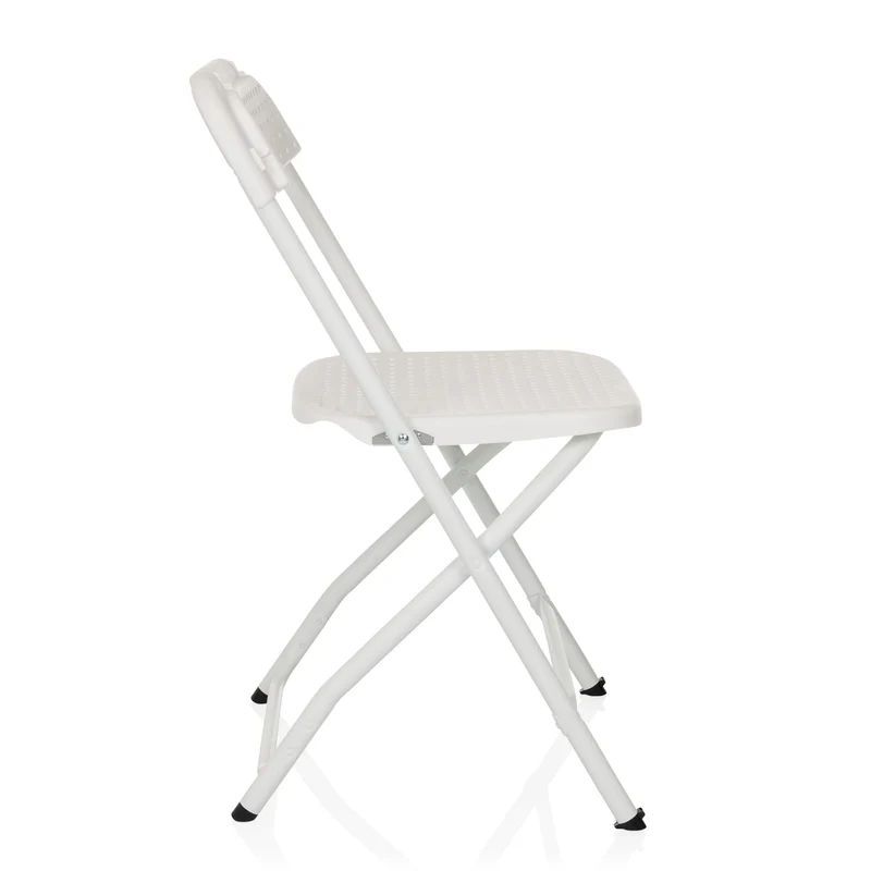 B-Ware hjh OFFICE Besucherstuhl Klappstuhl Stuhl Kunststoff weiß Outdoor stapelbar7