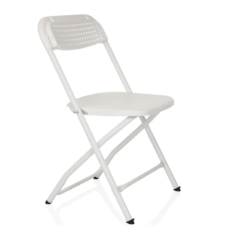 B-Ware hjh OFFICE Besucherstuhl Klappstuhl Stuhl Kunststoff weiß Outdoor stapelbar7