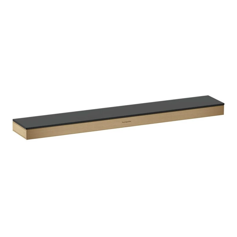 B-Ware Hansgrohe Ablage Wandablage Rainfinity 500 Sicherheitsglas bronze 500x84mm