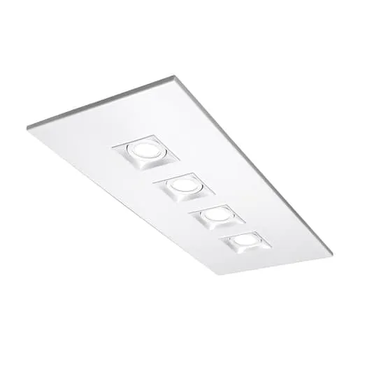 B-Ware Milan Polifemo Deckenlampe Deckenlampe Deko-Deckenlicht GU10 vierflammig weiß