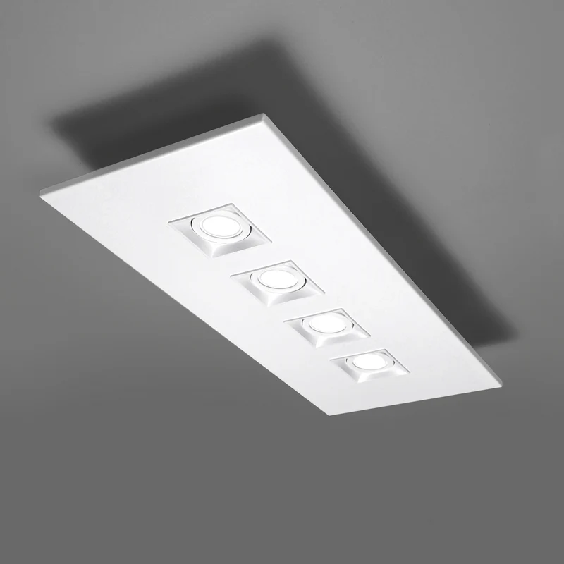 B-Ware Milan Polifemo Deckenlampe Deckenlampe Deko-Deckenlicht GU10 vierflammig weiß