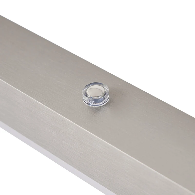 B-Ware Lucande Pendelleuchte Hängelampe LED Lampe Solvar Silber Touch dimmbar CCT 117cm