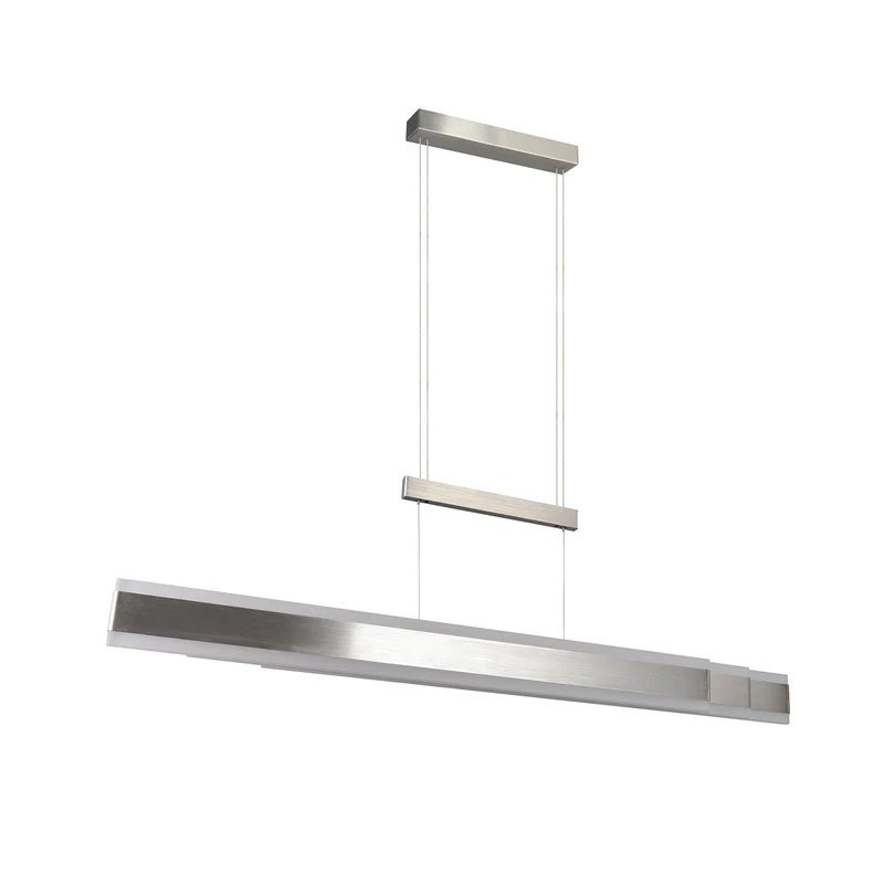 B-Ware Trio Lighting Hängelampe Pendelleuchte LED Arcola Nickel Touchdimmer