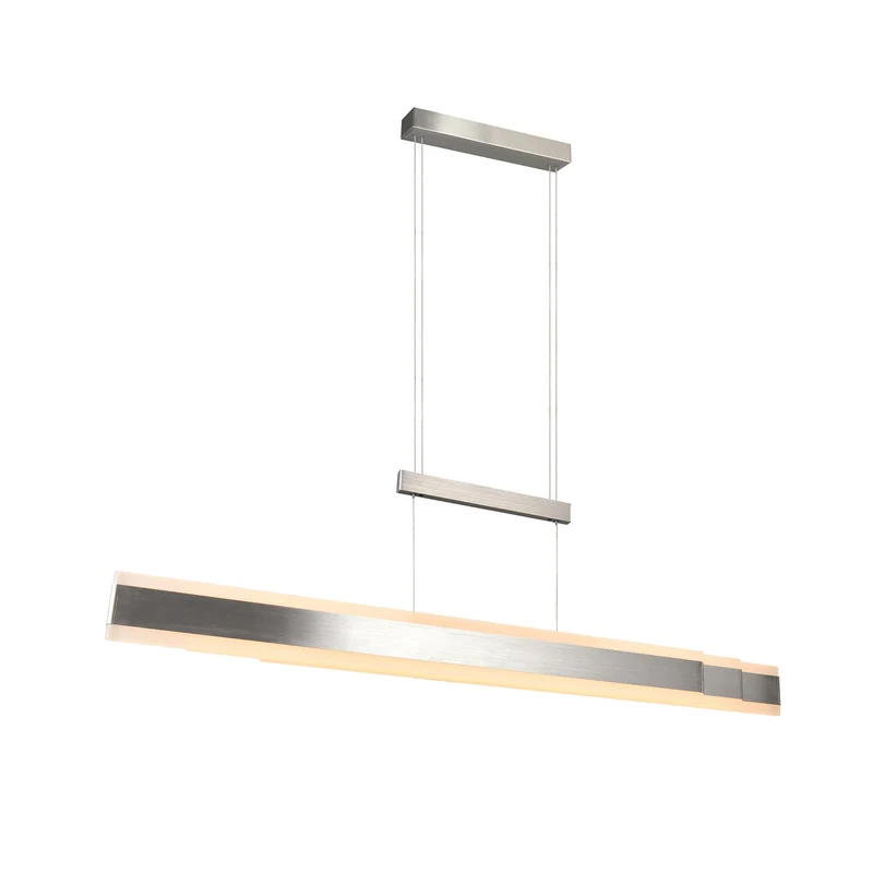B-Ware Trio Lighting Hängelampe Pendelleuchte LED Arcola Nickel Touchdimmer