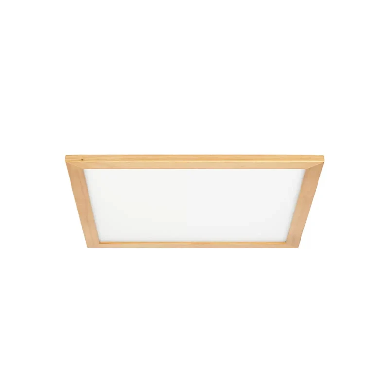B-Ware Lucande Joren LED-Deckenleuchte eckig Holz Deckenlampe Leuchte Wohnzimmerlampe
