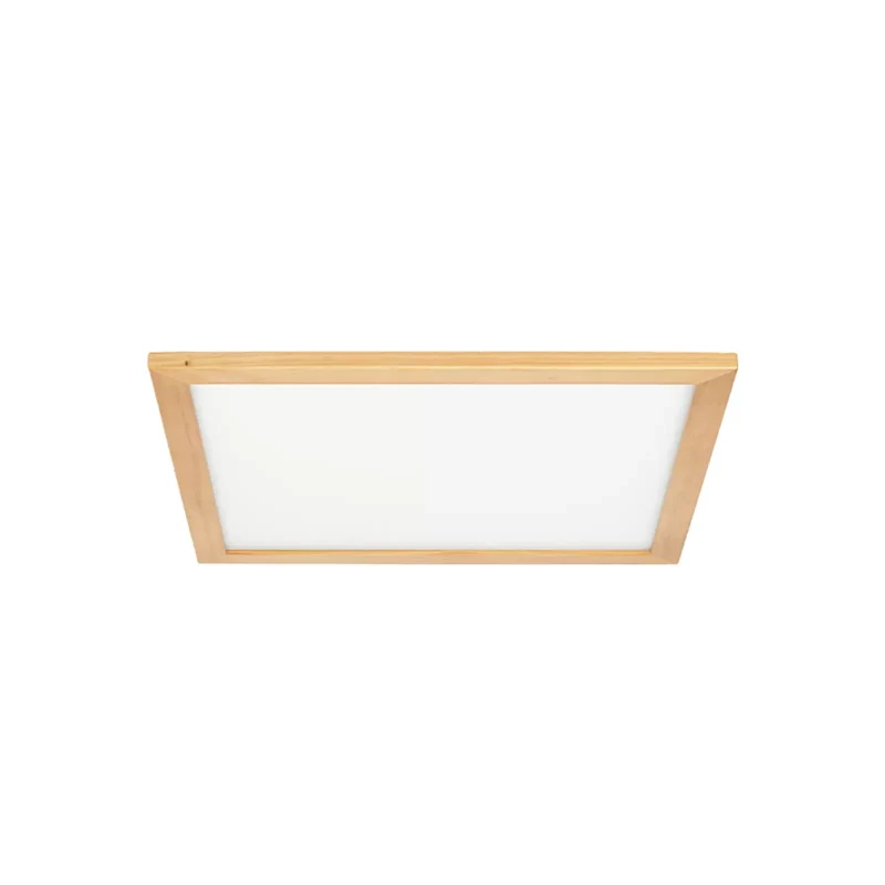 B-Ware Lucande Joren LED-Deckenleuchte eckig Holz Deckenlampe Leuchte Wohnzimmerlampe