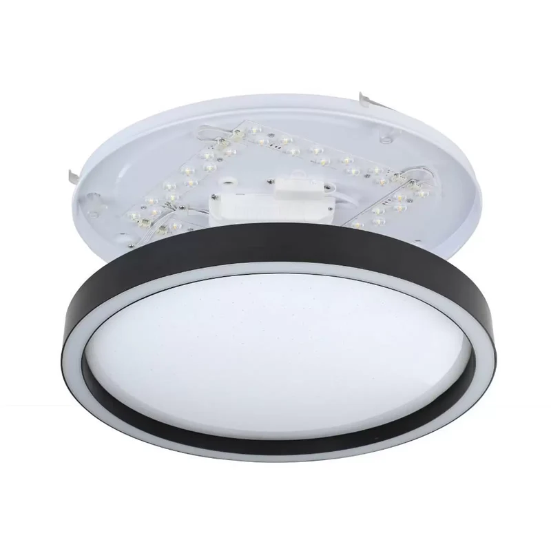 B-Ware EGLO connect Montemorelos-Z RGBW schwarz Ø42cm Deckenlampe Deckenleuchte Lampe