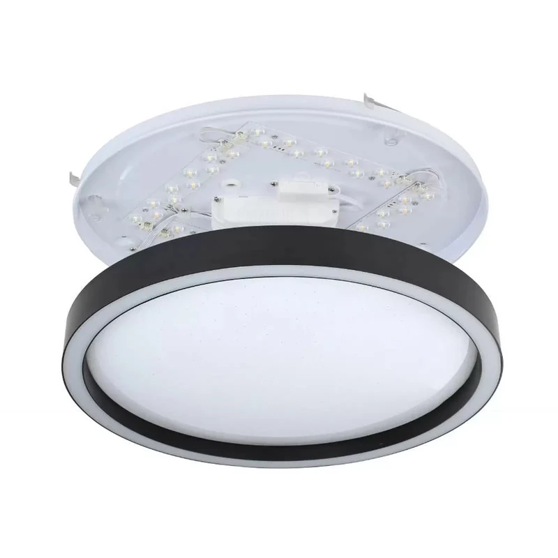 B-Ware EGLO connect Montemorelos-Z RGBW schwarz Ø42cm Deckenlampe Deckenleuchte Lampe