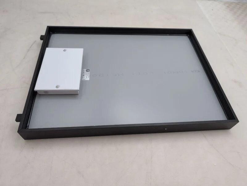 B-Ware Paulmann Miro LED Wandspiegel Spiegel CCT 62x45 Backlight Schwarz Metall
