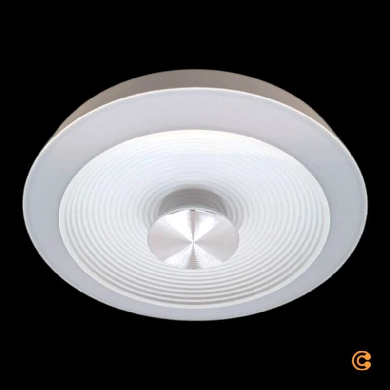 B-Ware Paulmann LED Ceiling Lamp Volea, White/silver Ø 32 Cm IP44 Dimmable
