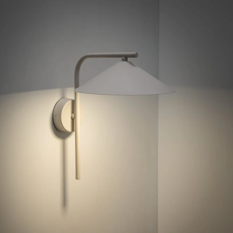 B-Ware Lume Wandleuchte Wandlampe Leuchte Lume S Metall greige GX53 SIEHE TEXT/FOTO