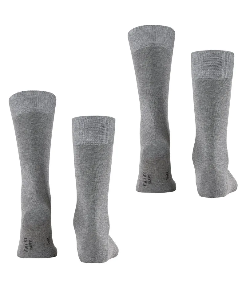 FALKE Happy 2-Pack Herren