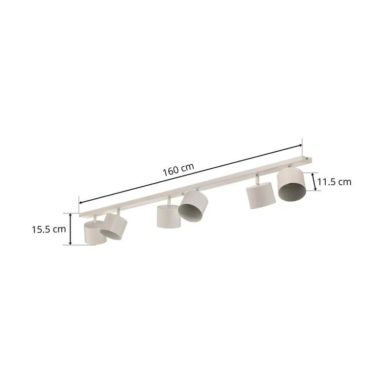 B-Ware Aldex Deckenstrahler Strahler 1046PL_K LED Lampe dimmbar 6-flammig weiß