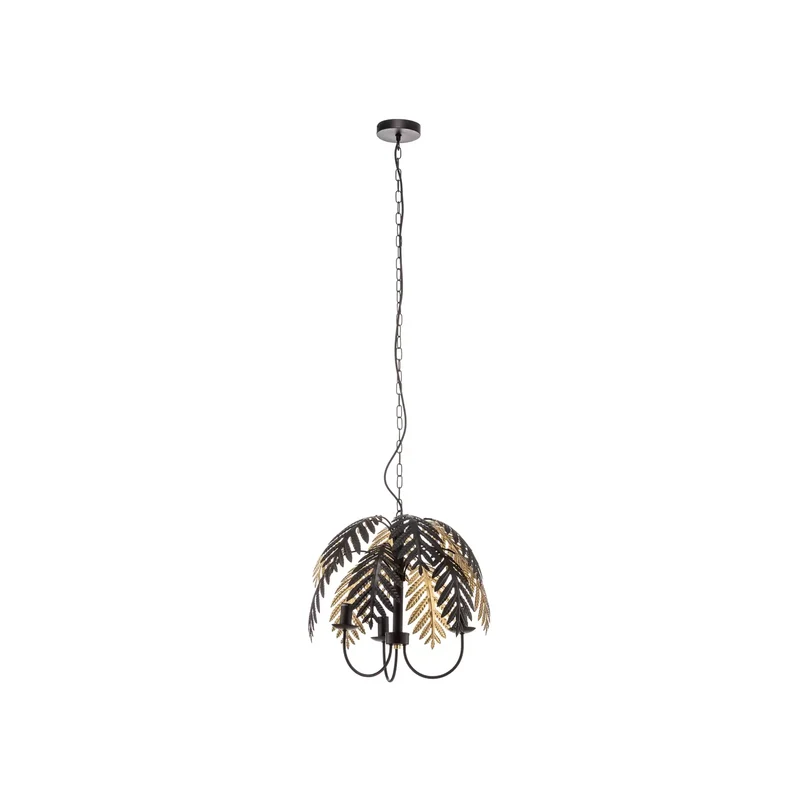 B-Ware Lucande Aparas Hängelampe Blattoptik 1-fl. 50 cm Deckenlampe Deckenleuchte Lampe