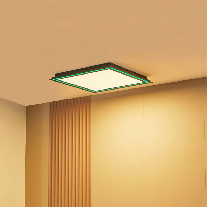 B-Ware Lucande Deckenlampe Deckenleuchte LED weiß Leicy RGB CCT Fernbedienung Lampe119