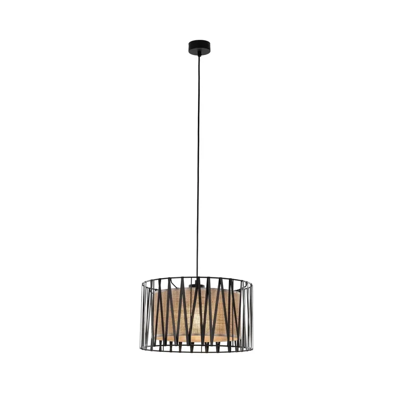B-Ware TK Lighting Pendelleuchte Hängeleuchte HARMONY NATURE Beleuchtung Lampe E27 LED