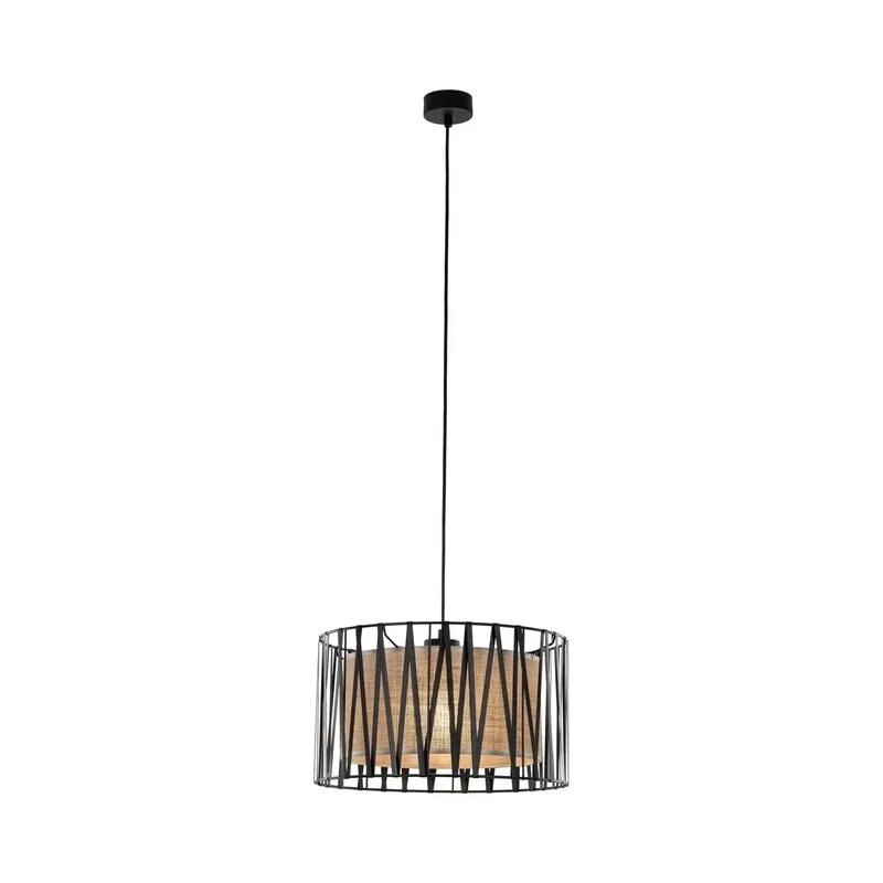 B-Ware TK Lighting Pendelleuchte Hängeleuchte HARMONY NATURE Beleuchtung Lampe E27 LED