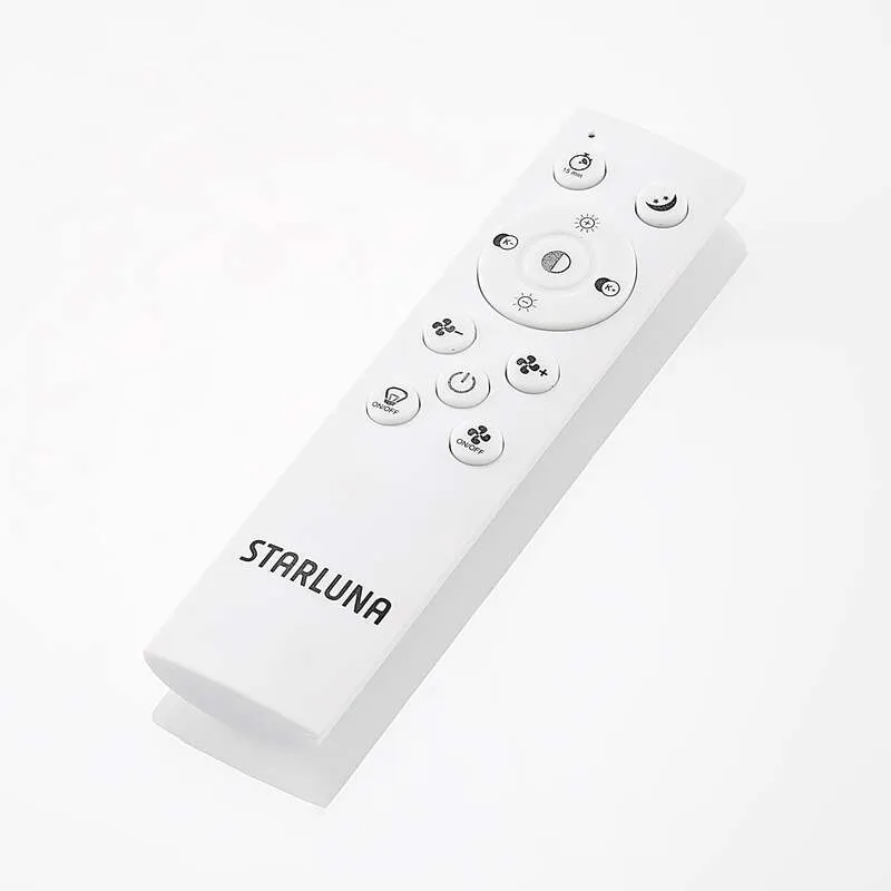 B-Ware Lindby Deckenventilator Romea LED Ventilator Lampe dimmbar silber Ø60cm 16,5cm
