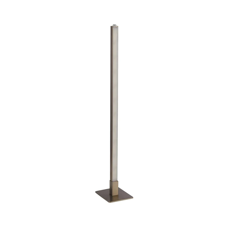 B-Ware Searchlight Tischleuchte Lampe LED Tribeca Silber Weiß Stahl Kunststoff 50cm CCT